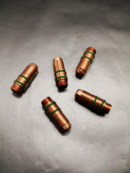 Quality 200A Electrode Plasma Torch Tips For Plasma Cutting Torch Coper Color for sale