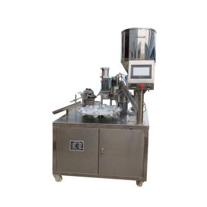 China High Speed Facial Cleanser Tube Filling Sealing Machine Semi Automatic on sale