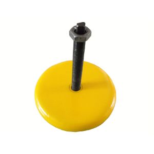 Buy cheap Yellow Iron Anti Vibration Leveling Pads Machine Mount Adjustable product