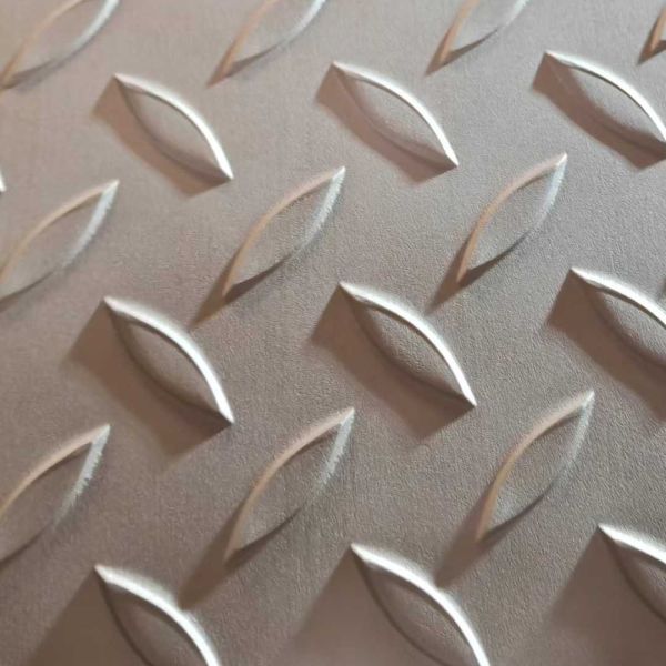 Stainless Steel Embossed Plate Grade 201 Specs Thickness 6mm Width 1500mm X 6000MM