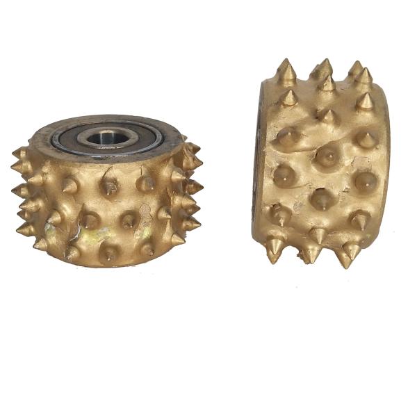 Quality 45 Tooth Roller Diamond Bush Hammer Tools For Stone Lychee Surface for sale