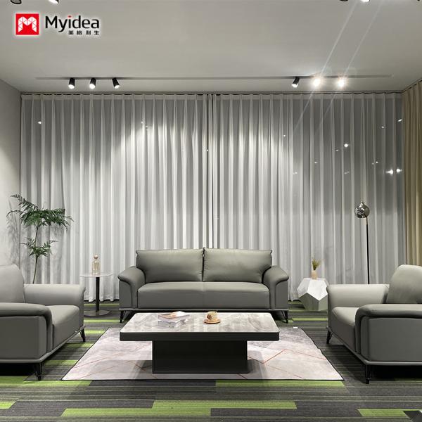 Quality Office Sofa Modern Simple Business Reception, Negotiation and Reception Area, Small Office Sofa, Coffee Table Combination Set for sale