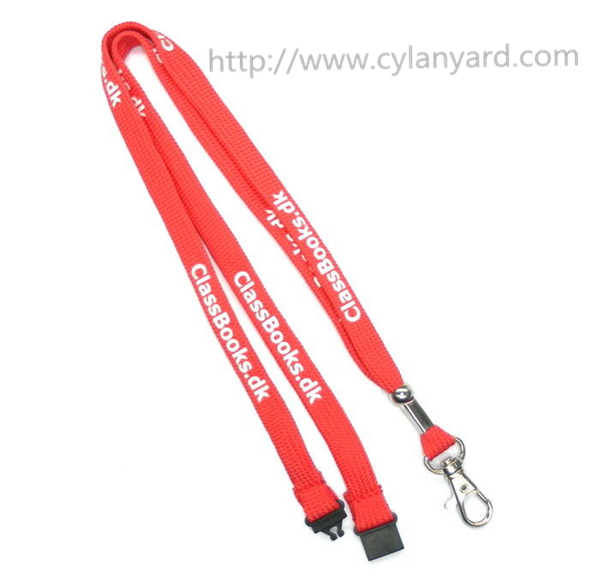 Tube polyester badge lanyards