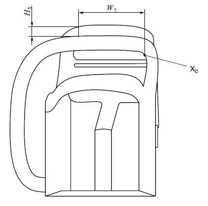 ISO 6533 Clause 7 Figure 3 / 4 / 5 For Testing Forestry Machinery Portable Chain - Saw Front Hand - Guard