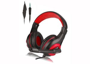 DL Sound PS4 PS5 Gaming Headset 105dB Sensitivity Red And Black Gaming Headset