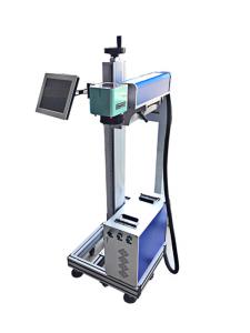 China 3W 5W 10W UV Flying Laser Marking Machine For Production Line Marking on sale