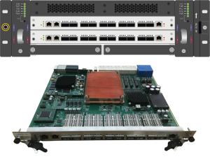Buy cheap 40GE 100GE Links Network Packet Broker 3.2Tbps Data Exchange Visibility Strategy product