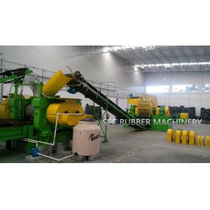 Buy cheap No Wire No Fiber Tire Recycling Machine Crumb Rubber Plant product
