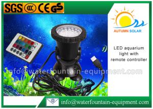 Buy cheap LED Color Changing Submersible Aquarium Light , Fountain Light With Remote Controller product