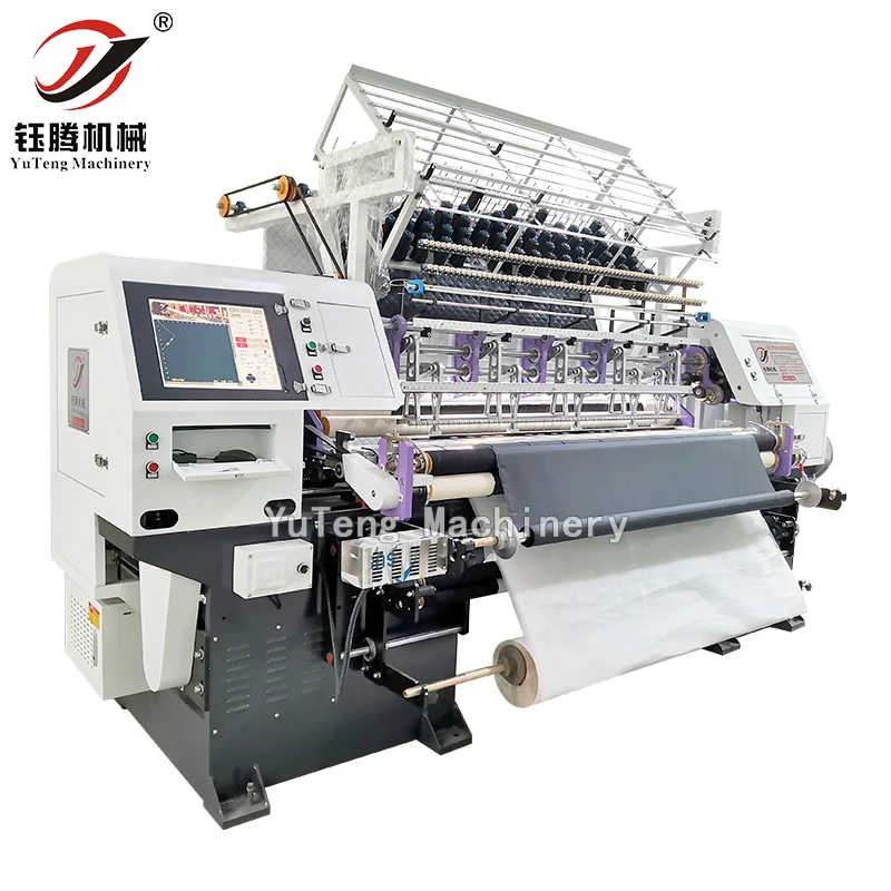 High-speed Computerized Multi-needle Shuttle Quilting Machine for Sheet Bedspread Making