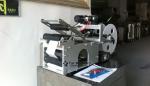 20PCS/min Round Bottle Labelling Machine , 0.75KW 28KG Label Batch Coding
