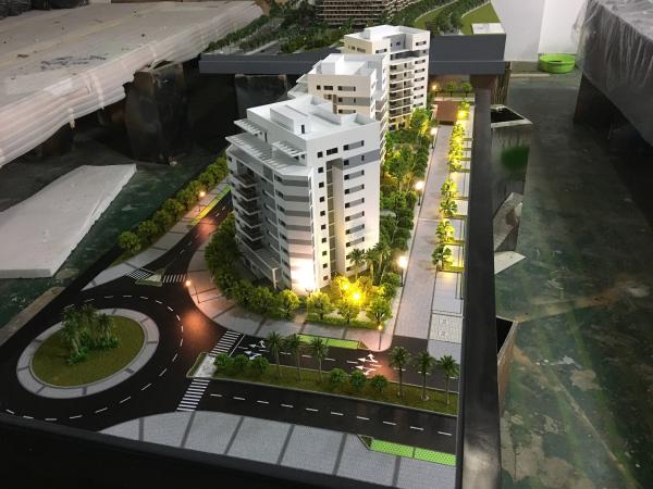 Quality Handmade / Laser Cut Residential Building Model Acrylic Plastic Material for sale