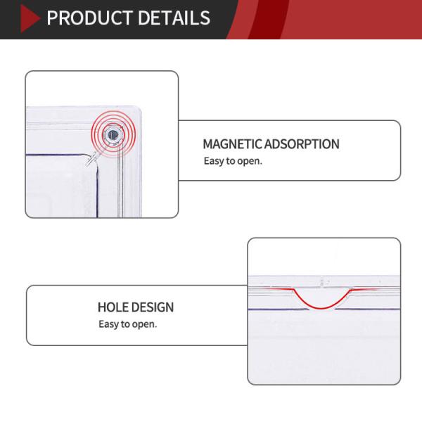 Transparent Durable Waterproof Shoe Storage Box OEM Moistureproof Weight 860g