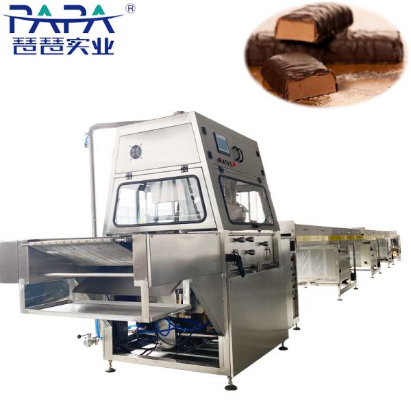 Automatic Chocolate Egg Roll Enrobing Machine