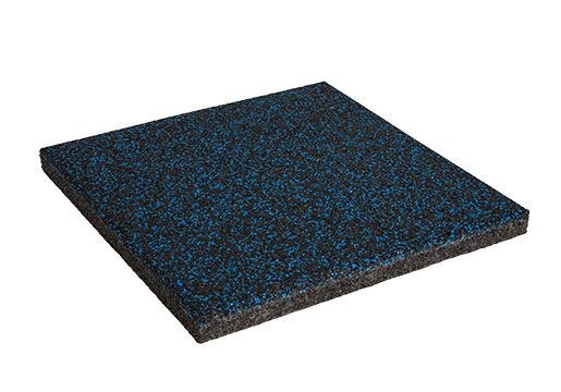 Lightweight Indoor Gym Floor Mats Green Gym Rubber Flooring Tiles 1000mm*1000mm