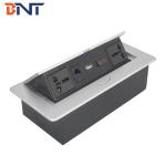 multimedia conceal style desktop pop up power socket