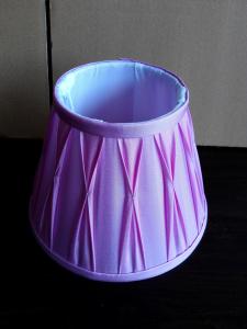 Buy cheap Custom Box Pinched Silk Fabric Pleated Lamp Shade product