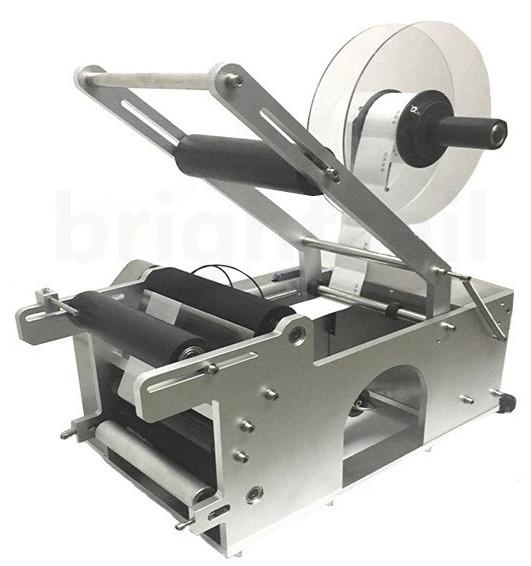 Quality Cylinder Desktop 10pcs/Min Semi Automatic Bottle Labeling Machine for sale