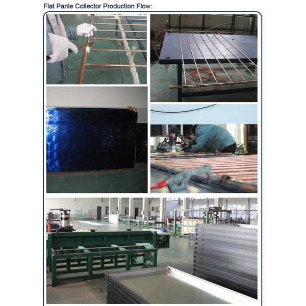 flat panel type solar geyser