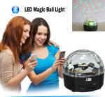 Crystal Magic Ball LED Light with Bluetooth Speaker & Remote Controller