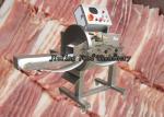 Cooked Meat Processing Machine , Beef Slicing Cutting Machine With Neatly