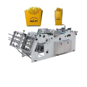 Buy cheap Three Dimensional Hamburger Box Making Machine PLC Control product
