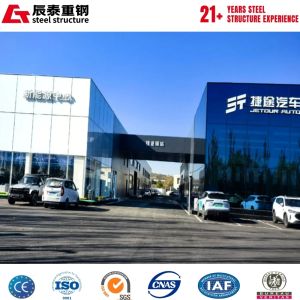 Buy cheap Steel Structure Car Showroom with Thermal Insulation and Long Span product