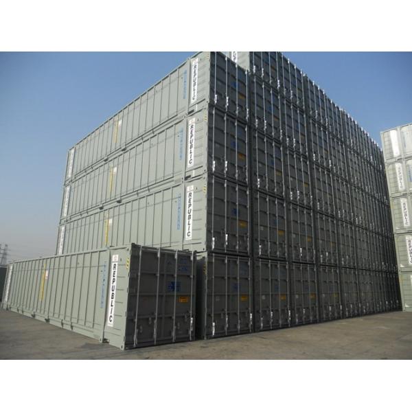 Durable Side Loading Shipping Containers , Open Shipping Container for Waste Material