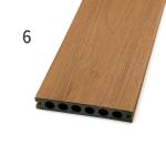 Embossed WPC Composite Decking Board Panel Anti Slip Low Maintenance