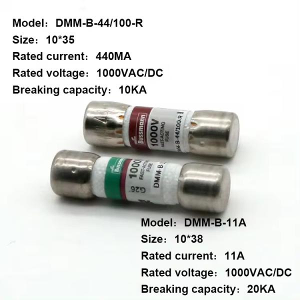 Bussmann Original DMM-B 44/100R Multimeter Fuse 10X35MM Fuse 440mA1000V DMM-B-44/100R fusing 10x35 fusible