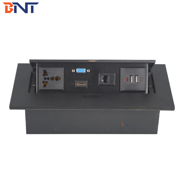 With USB charger interface conference furniture pop up desktop socket