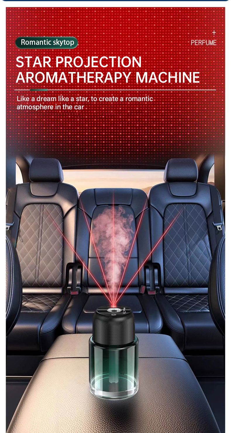 Type C Powered Car Aromatherapy Machine Intelligent Control Car Scent Diffuser