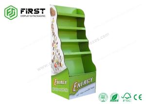 China Customized Logo Printing POP Floor Display Cardboard Display Shelf on sale