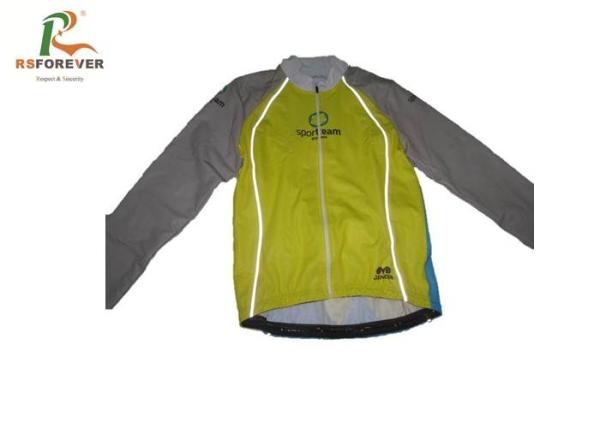 Quality Windproof Winter Printed Cycling Jerseys With Reflective Strip Mens Jacket for sale
