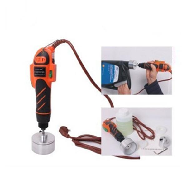 Quality Customized Electric Handheld Bottle Capping Machine Tighteness Adjustable for sale