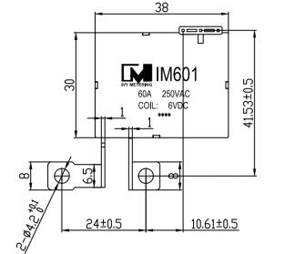 32A 60A Bistable Monostable High Power Electric Electromagnetic Relay 0