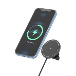China Max 12V 1.67A Magnetic Wireless Charger Mount For Magsafe Case on sale