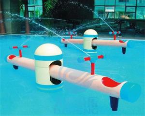 China Water Play Equipment Kids Aqua Park Toy Swimming Pool Games Water Seesaw Spray on sale