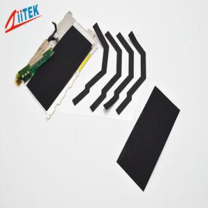 Buy cheap -40℃ ～400℃ Black 30psi High Thermal Conductivity 80W/m-K 0.050 mm Pyrolytic Graphite Sheet TIR™ 380C-T2 Series 2.7 g/cc product