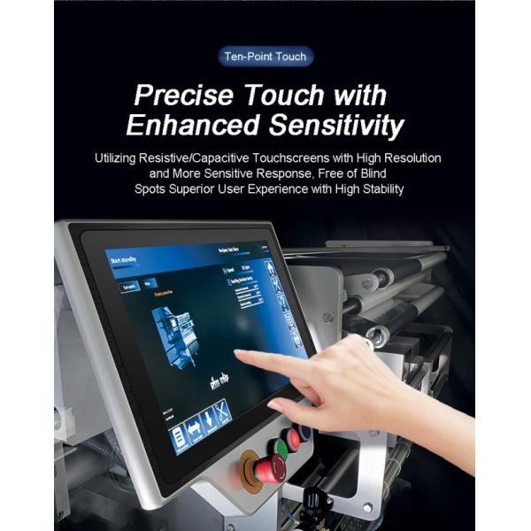 17 inch Full-Metal High-Definition Industrial Displays Various Embedded Resistive Touch Screen