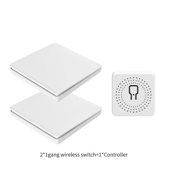 16A 433Mhz Wireless Kinetic Energy Switch 2 Way Push Button Waterproof Light Switch