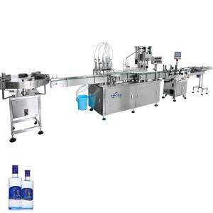 Buy cheap Empty gin bottle liquid filling capping machine small glass bottles filling machine for liquor rum vodka spirits brandy product