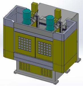 High Speed CNC Metal Flange Drilling Machine With 2 Spindles Siemens system