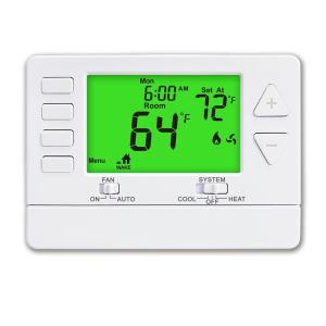 Riseem Blue LCD Backlight Digital Programmable Room Thermostat For HVAC System