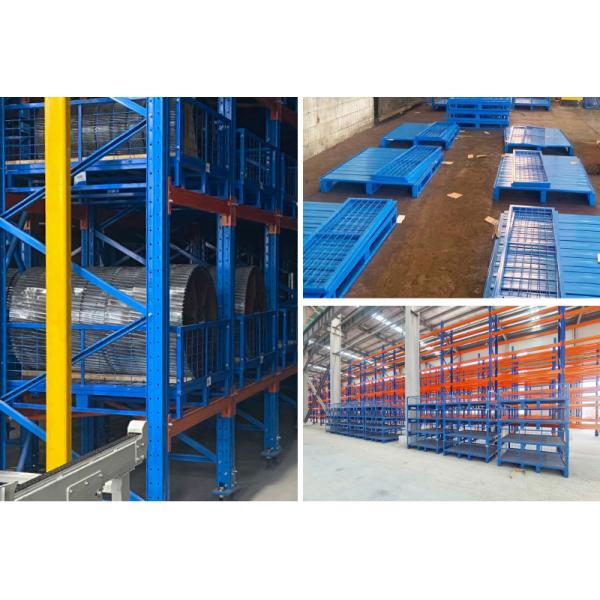 Steel Pallet Storage Cage Box For Asrs