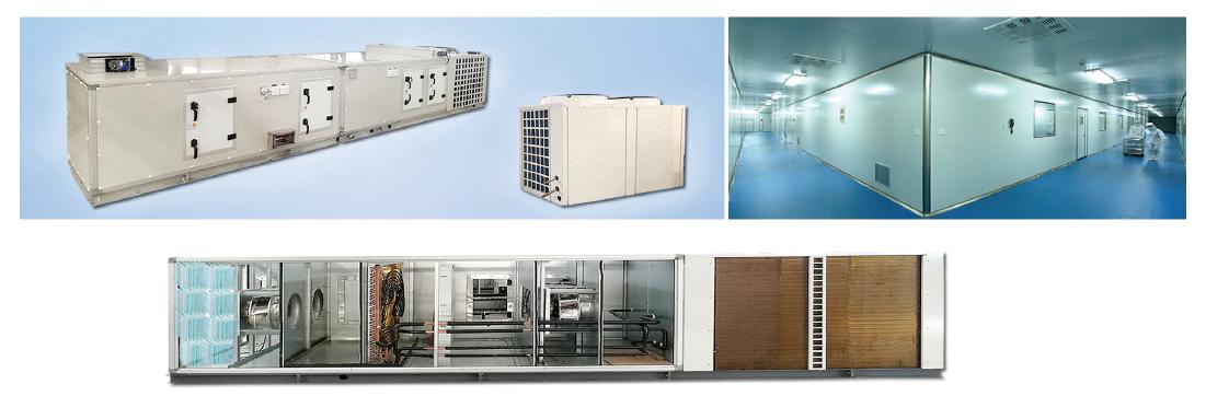 20T Clean Room Package Air Conditioning Rooftop AC Unit Precise Temperature Control