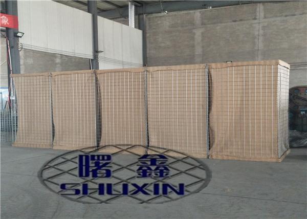 Quality 5 Cells Hot Dipped Galvanized Hesco Bastion Barrier for sale