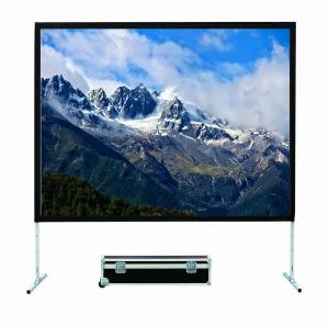 China Collapsible PVC Projector Foldable Screen Front Rear Fast Folding on sale