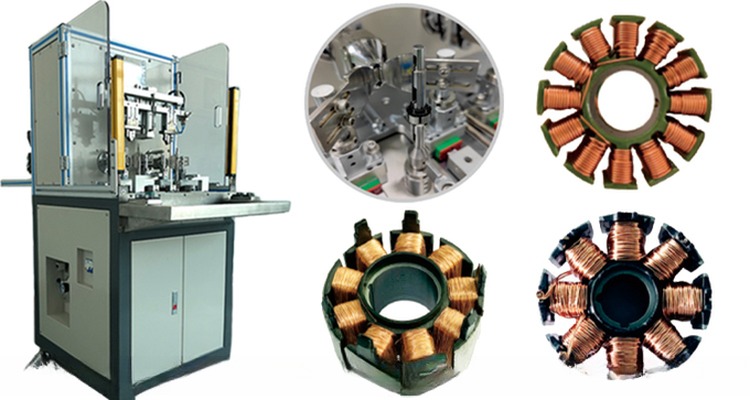 Brushless Motor Winding Machine for Stator and Flywheel Max1000rpm Flying Fork Speed