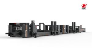 Buy cheap Black Automatic Folder Gluer Stitcher With Dual Stitching for Box Making product